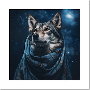 Mystic Wolfdog Posters and Art